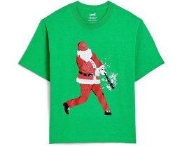Футболка бейсбольная ChalkTalk SPORTS Home Run Santa