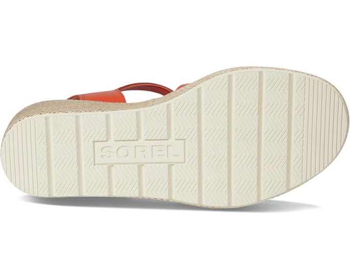 Сандалии SOREL Sunpeak Wedge на щиколотке с регулируемой застежкой