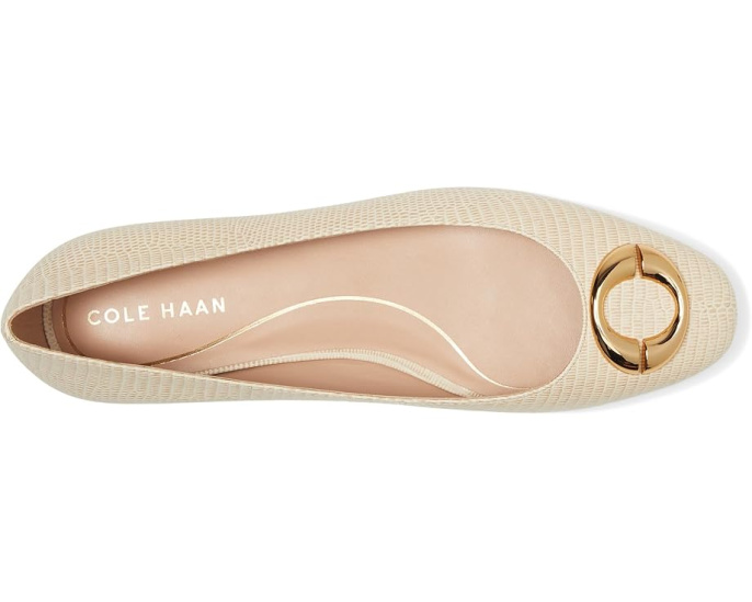 Cole Haan Балетки Skylar с квадратным носком и кожаным верхом