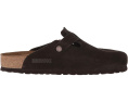 Биркенштоки Boston Soft Footbed из замши унисекс на пробковой стельке