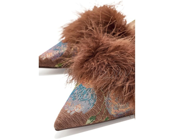 Мюли Gemma Fluff от Circus NY by Sam Edelman с перьями на шпильке