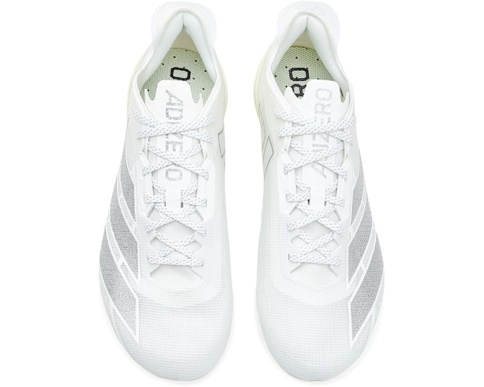 Бутсы Adidas Adizero Electric для американского футбола белые с золотым