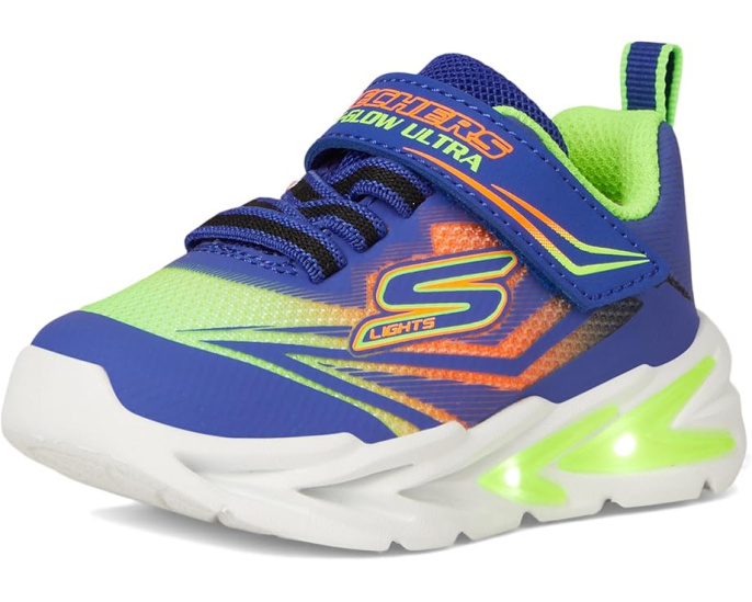 Детские светящиеся кроссовки Skechers Flex-Glow Ultra для малышей