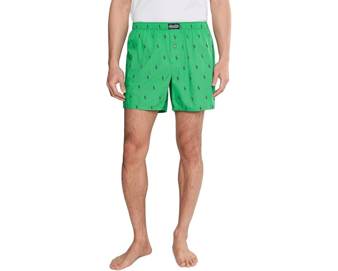 Клетчатые боксеры Polo Ralph Lauren AOPP Woven из хлопка с эластаном