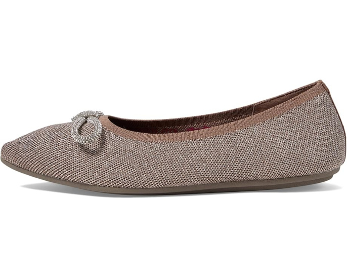 Туфли Skechers Cleo Point Glitzy Haze с бантом и стелькой Memory Foam