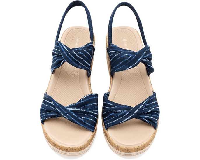 Сандалии Riley Slingback на клине с эластичным верхом LifeStride