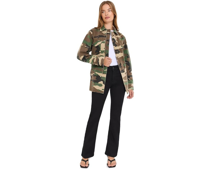 Джинсы KUT from the Kloth Petite Natalie Bootcut в черном цвете