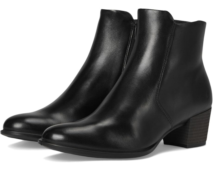 Ботинки ECCO Dress Classic 35 на молнии с миндалевидным носком