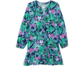 Платье Lilly Pulitzer Mini Alyssa для детей с расклешенным подолом и карманами
