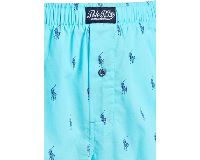 Тканые боксеры Polo Ralph Lauren в упаковке из трех штук