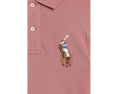 Boxy Big Pony Stretch Mesh Polo Shirt (Toddler/Little Kid)
