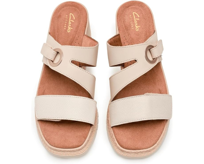 Сандалии Clarks Kidiki Cove на платформе с застежкой велькро