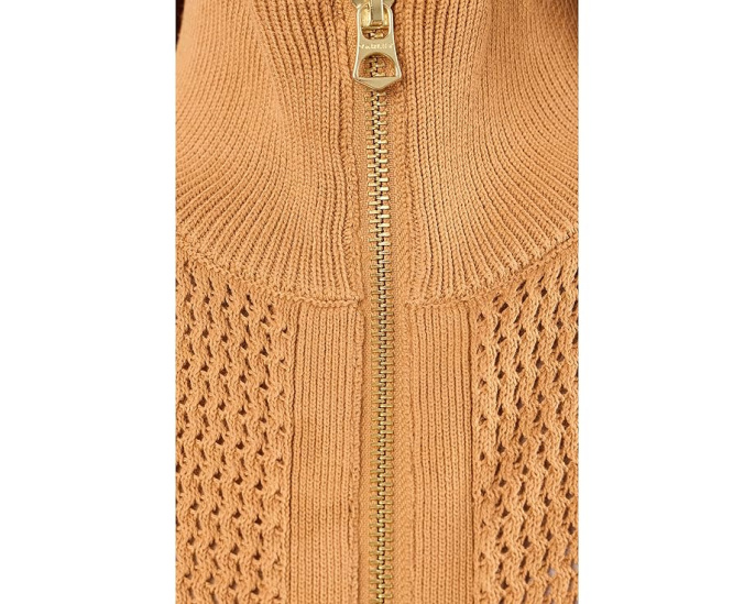Свитер Varley Ina Zip Through Knit с застежкой молнией