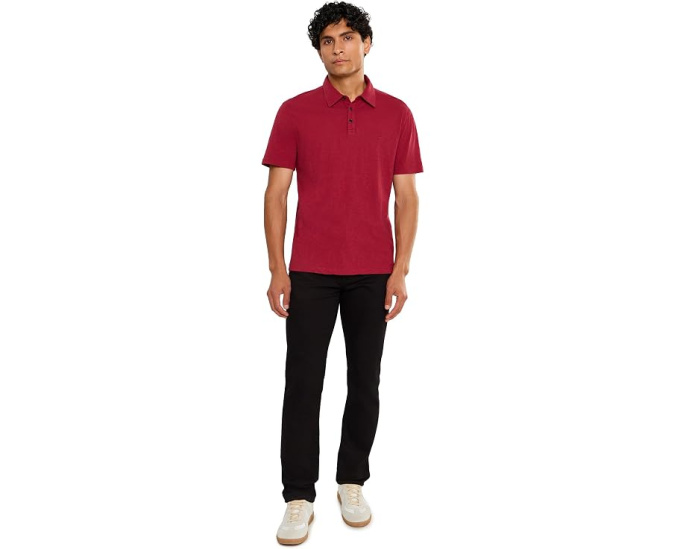 John Varvatos рубашка поло Victor Polo K5787F26 с вышивкой зеленая