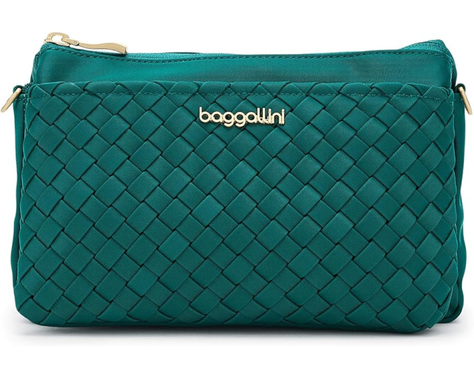 Сумка через плечо Baggallini Perry Woven из плетеного твила