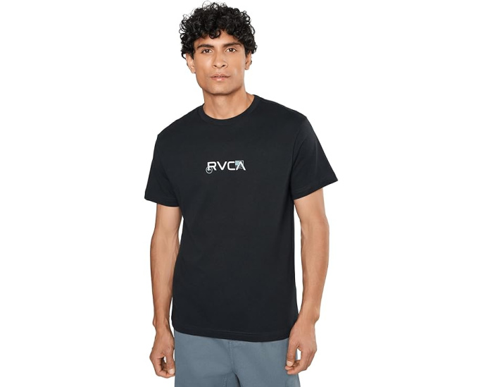 Футболка RVCA Small Rvca Icons Short Sleeve черная