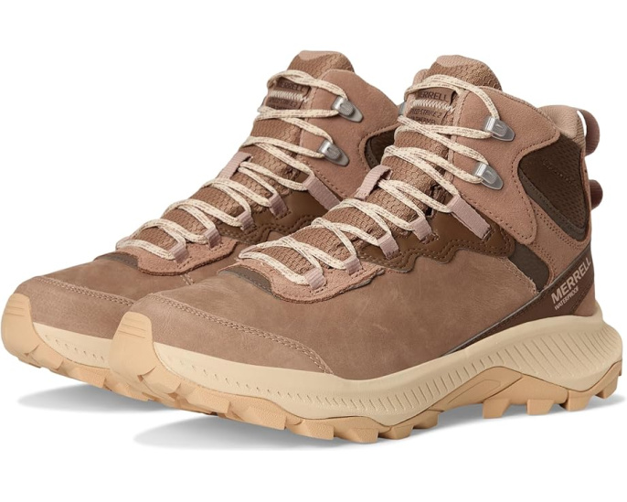 Термо кроссовки Merrell Speed Strike 2 Mid Waterproof с мембраной и утеплителем 230 г