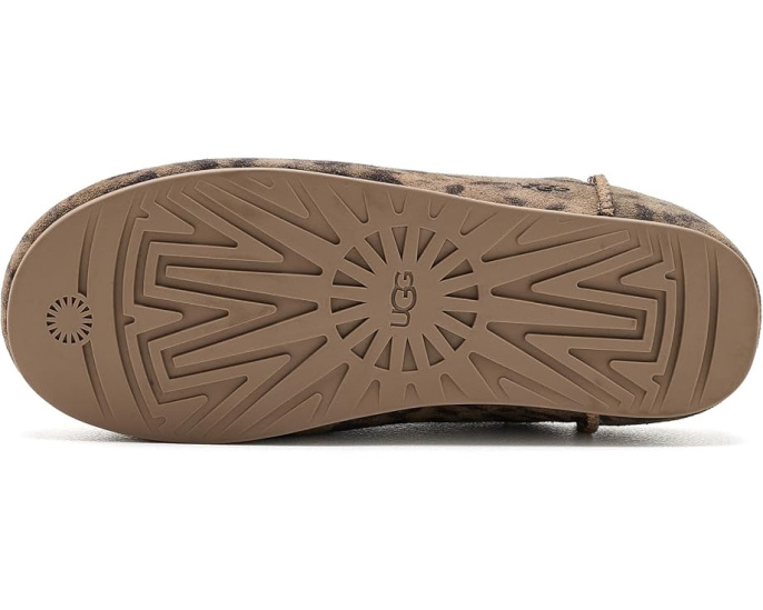 Тапочки UGG Elea Slip-On с леопардовым принтом