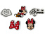Наборы шармов Jibbitz для обуви, коллекция Disney & Friends от Crocs