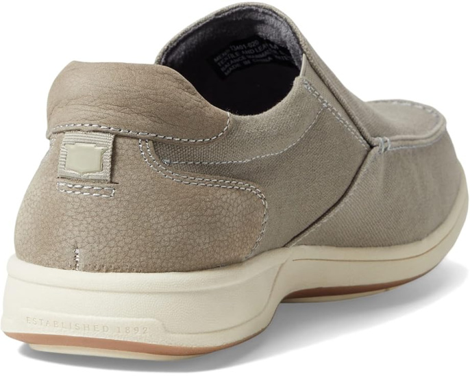 Мокасины Florsheim Lakeside Canvas с круглым носком на текстильной подошве