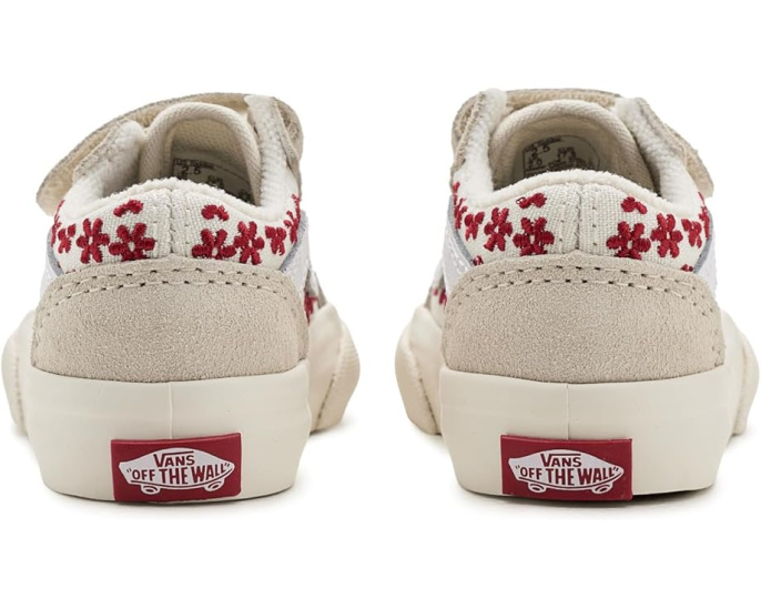 Кроссовки Vans Old Skool V с двойной липучкой для малышей