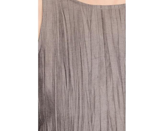 Платье макси из органического льна с блеском Eileen Fisher