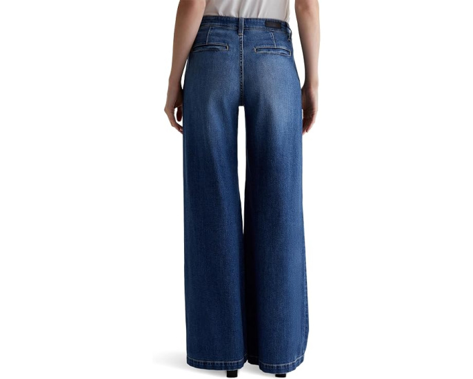 AG Jeans брюки палаццо Stella Wide Leg с защипами в стиле Прованс