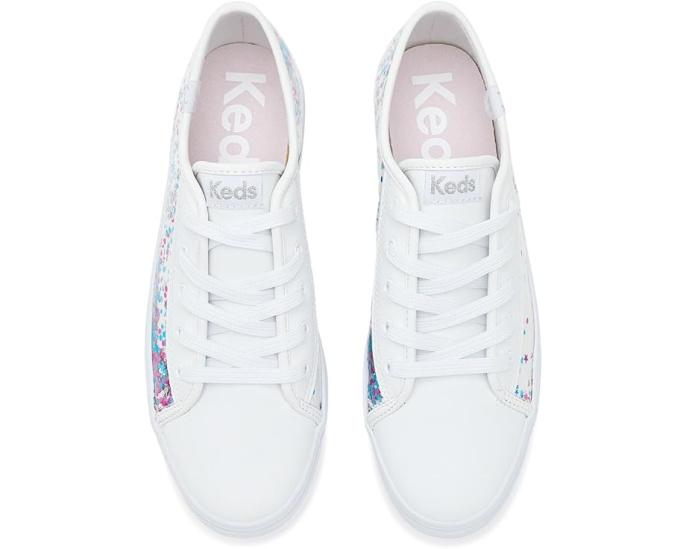 Кеды Keds Triple Up Glitter Under Glass для детей с блестками