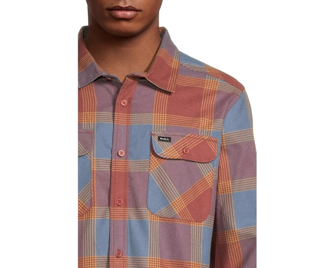 Рубашка RVCA Thatll Work Flannel Long Sleeve с длинным рукавом