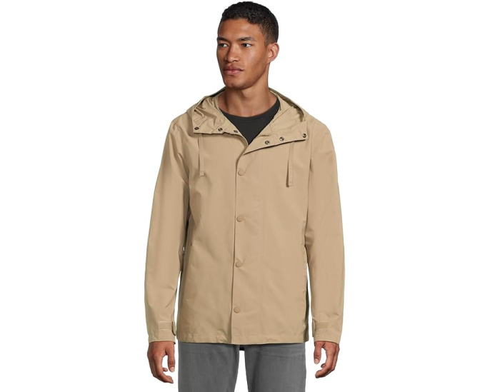 Куртка Barbour Quay Showerproof с капюшоном и клетчатой внутренней частью