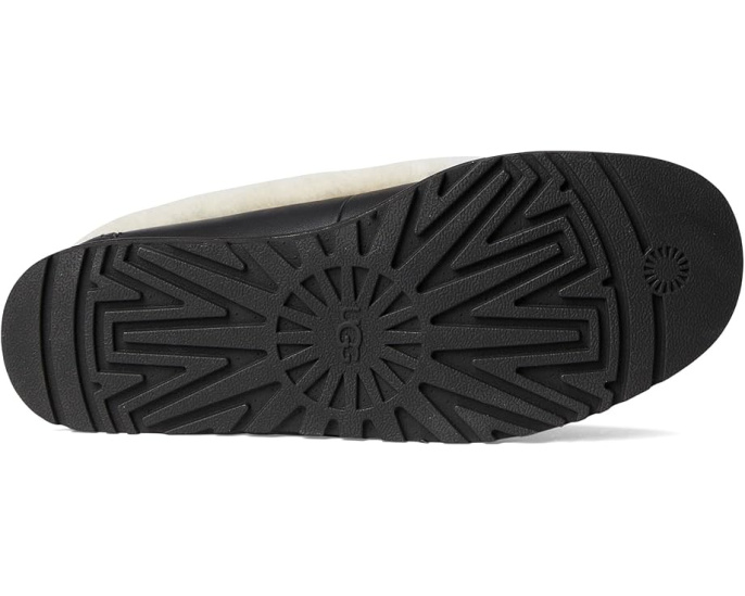UGG Zora Leather Ballet Flat кожаные балетки на подошве из сахарного тростника