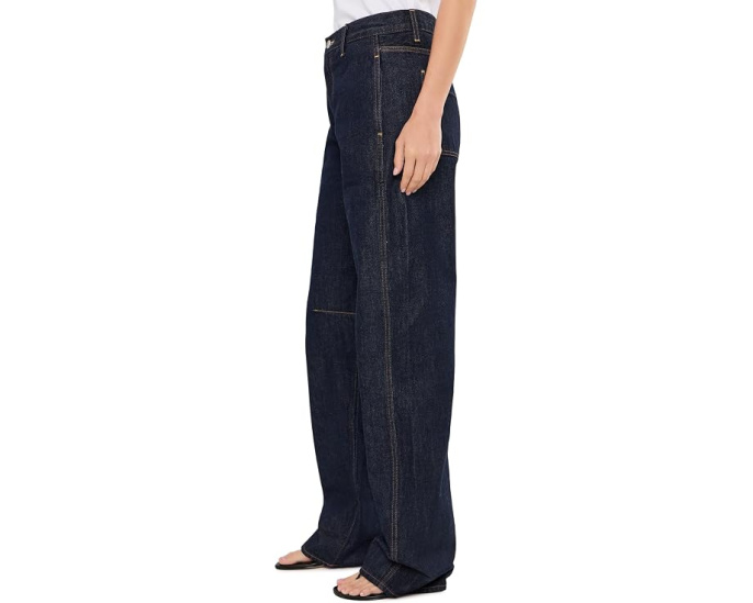 Джинсы AG Jeans Mercer Cuffed с манжетами и высокой посадкой