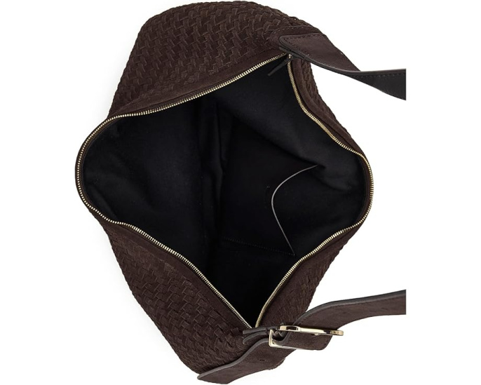 Сумка The Essential Curve Shoulder Bag из замши Madewell