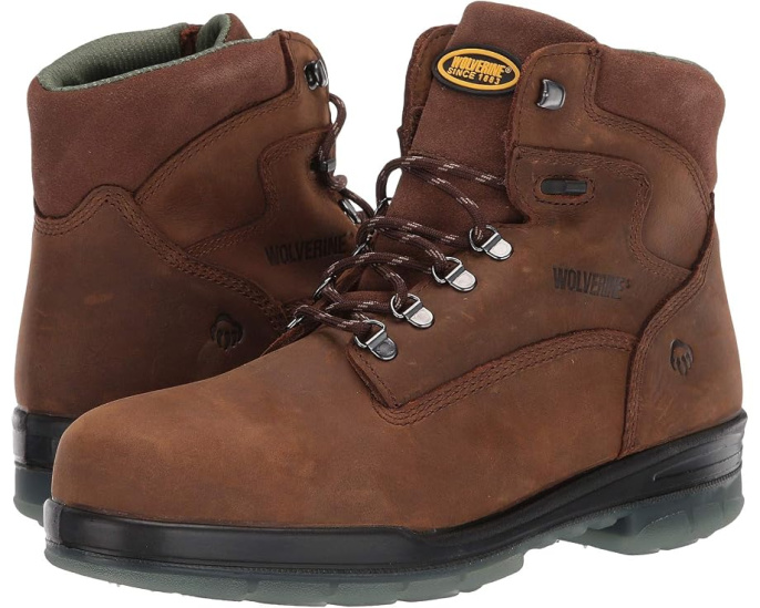 Утепленные ботинки Wolverine 6" I-90 Durashocks® со стальным носком и мембраной WP