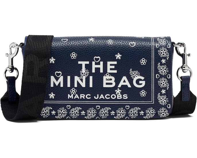 Мини сумка The Bandana Mini с откидным клапаном и съемным ремнем Marc Jacobs