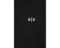 Поло с двойной отделкой Armani Exchange черное