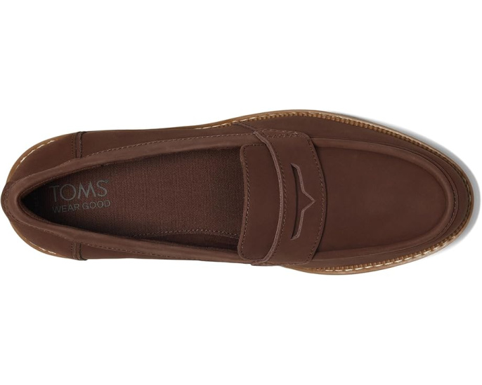Лоферы TOMS Cara с платформой и контрастными деталями