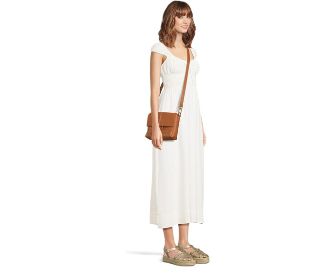 Сумка через плечо HOBO Austin Flap Crossbody в оттенке теплый мед