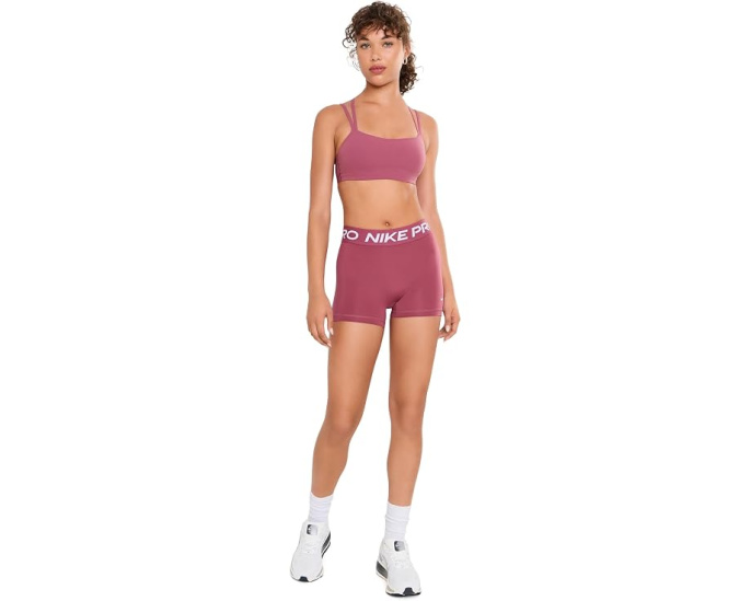 Велосипедки Nike Pro Mid-Rise 3 дюйма с принтом