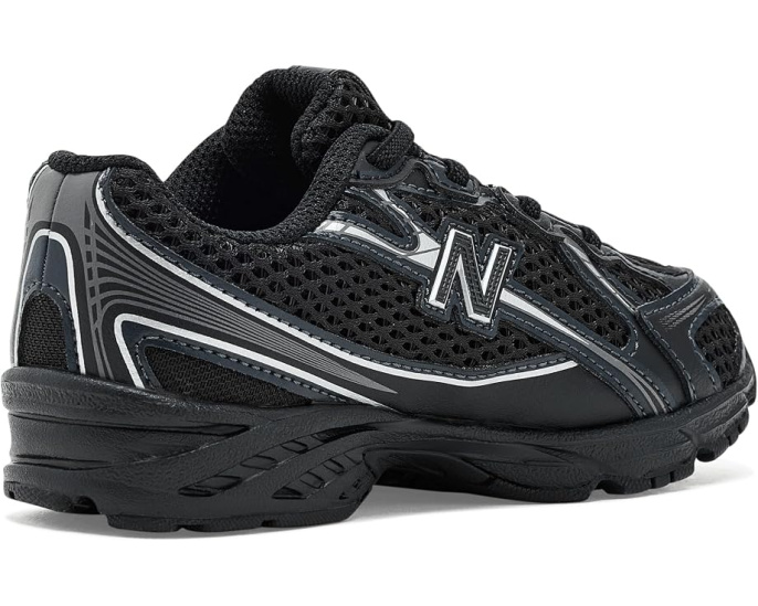 New Balance детские кроссовки 740 Bungee Lace черные