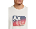 Футболка Armani Exchange 1991 с пузырьковым принтом