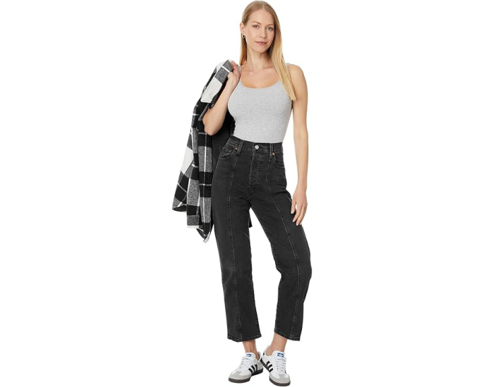 Джинсы Levi's Ribcage Straight Seamed с высокой посадкой