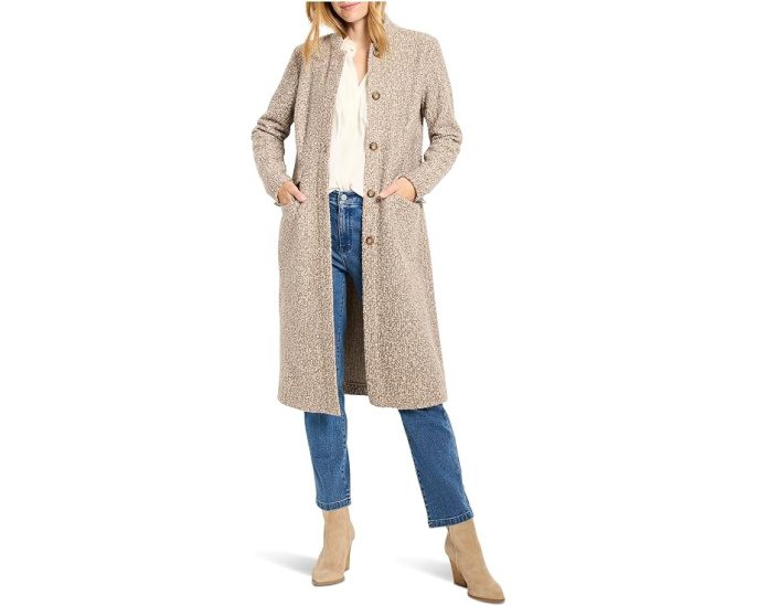 Sherpa Tweed Knit Topcoat