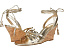 Сандалии Lilly Pulitzer Casey Wedge на танкетке с золотыми ремешками