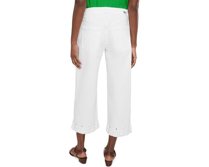 Джинсы Liverpool Los Angeles Petite с вышивкой Stride Crop Wide Leg Inseam 24
