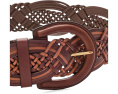 Braided Vachetta Leather Wide Belt Широкий плетеный ремень Lauren Ralph Lauren