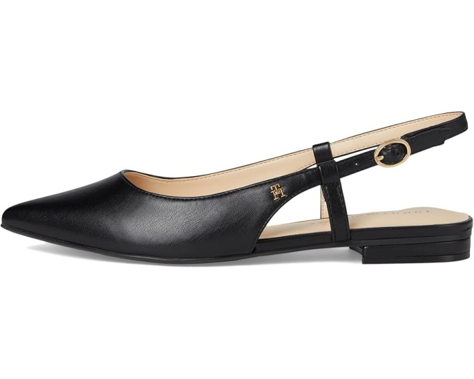 Балетки Vamina Slingback от Tommy Hilfiger на низком каблуке