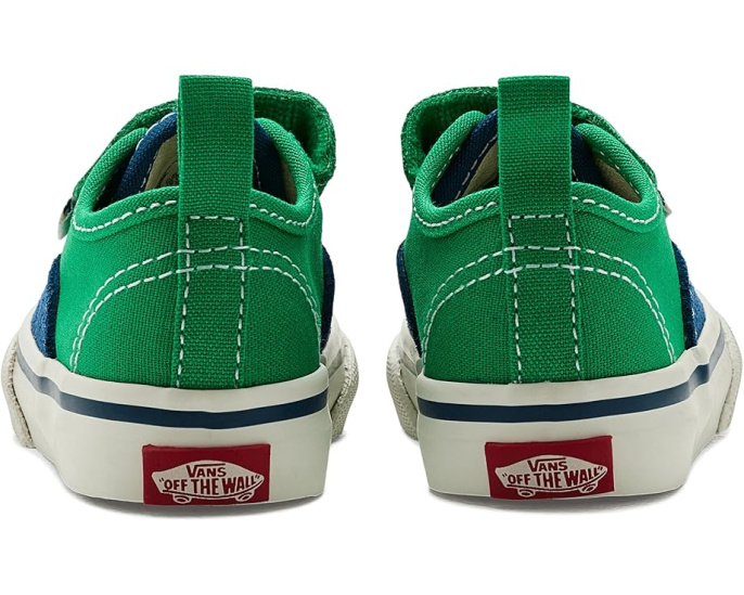 Кроссовки Vans Kids Old Skool V с двумя застежками на липучке и усиленным мыском