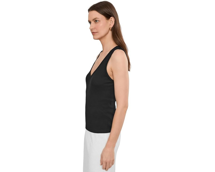 Michael Stars топ Ivara Racerback Black