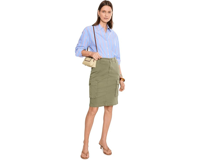 Юбка-карандаш Stretchable Chino Cargo Lauren Ralph Lauren с утилитарными карманами